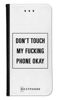 Portfel Wallet Case Samsung Galaxy Core Prime don't touch my phone