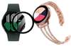 opaska pasek bransoleta DIAMONDS WERSJA "3" Samsung Galaxy Watch 4 40mm ROSE GOLD + szkło 5D